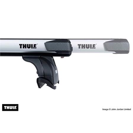 Thule SlideBar Roof Bars for Opel VECTRA C Estate, 5 door, 2003 2008, with Solid Roof Rails