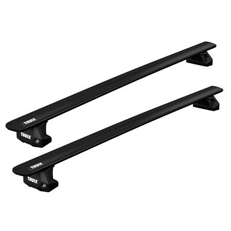 Thule Wingbar Evo Roof Bars for Volkswagen CADDY IV Estate MPV/Van, 5/4 door, 2015 Onwards, with Fixed Points
