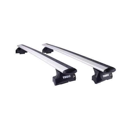 Thule Wingbar Evo Roof Bars for BMW 2 Series Active Tourer MPV, 5 door, 2014 Onwards, with Solid Roof Rails