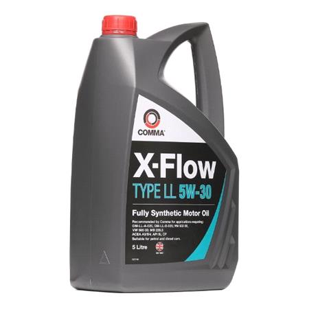 Comma X Flow Type LL 5W30 Engine Oil. 5 Litre