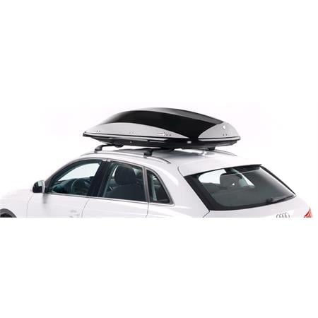 Thunder 520L Black Gloss Roof Box, Stand out from the crowd