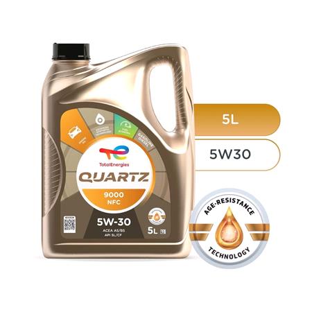 TOTAL Quartz 9000 Future NFC 5W30 Engine Oil   5 Litre