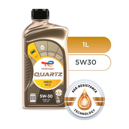 TOTAL Quartz INEO MC3 5W30 Fully Synthetic Engine Oil   1 Litre