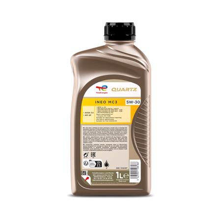 TOTAL Quartz INEO MC3 5W30 Fully Synthetic Engine Oil   1 Litre