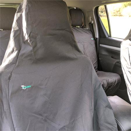 Town & Country 3D Universal Van Front Seat Cover   Black