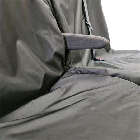 Town & Country Stretch Universal Double Van Seat Cover   Black
