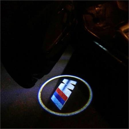M Sport Car Door LED Puddle Lights Set (x2)   Wireless 