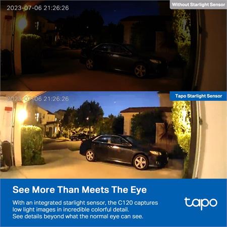 TP Link Tapo C120 Home Security Wi Fi Camera