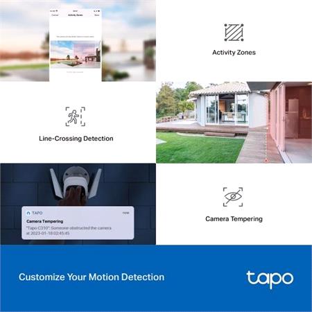 Tp Link Tapo C310P2 Outdoor Security Wi Fi Camera   2 Pack