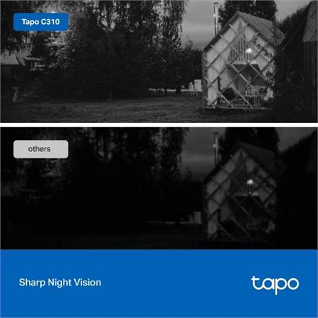 Tp Link Tapo C310P2 Outdoor Security Wi Fi Camera   2 Pack