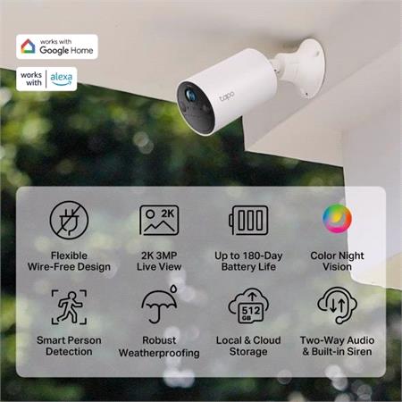 Tp Link Tapo C410 Smart Wireless Indoor/Outdoor Security Camera