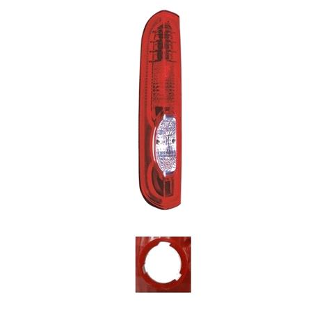 Left Rear Lamp (On Body, Takes 3 Notch Bulbholders) for Renault TRAFIC II Flatbed / Chassis 2007 2014