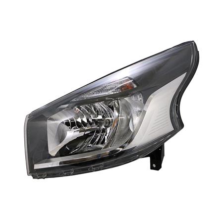 Left Headlamp (Halogen, Takes H4 Bulb) for Renault TRAFIC III Platform/Chassis 2014 on