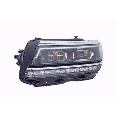 Left Headlamp (LED, With LED Daytime Running Lamp, Supplied Without Modules, Original Equipment) for Volkswagen TIGUAN 2020 Onwards