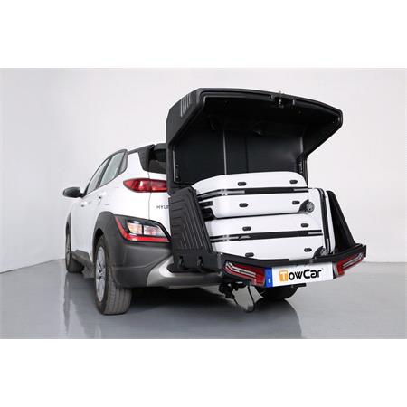 TowBox V3 Urban 400L Towbar Cargo Box   Black 