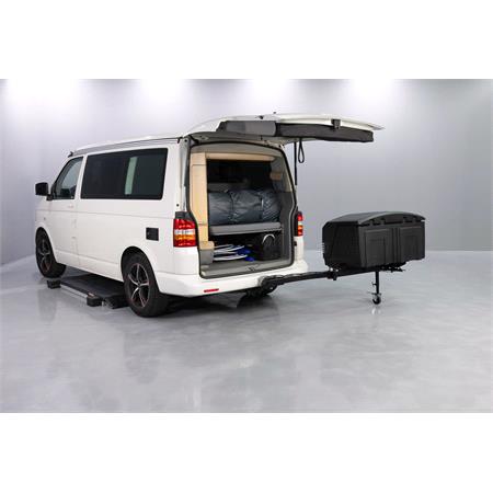 TowBox V3 Camper Urban Towbar Cargo Box   400L   Black