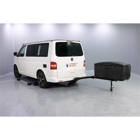 TowBox V3 Camper Urban Towbar Cargo Box   400L   Black