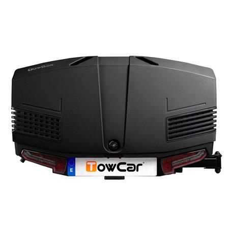 TowBox V3 Camper Urban Towbar Cargo Box   400L   Black
