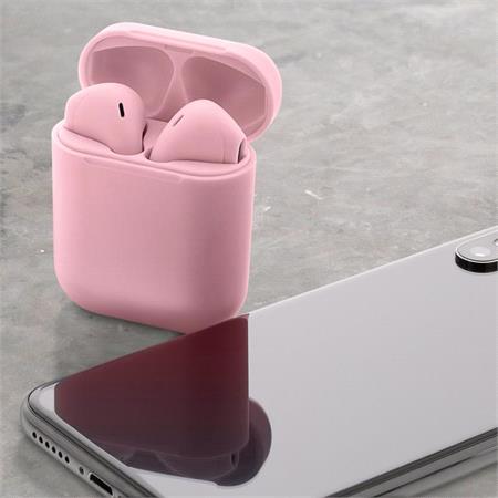Streetz Pink True Wireless Ear Buds With 300mAh Charge Case