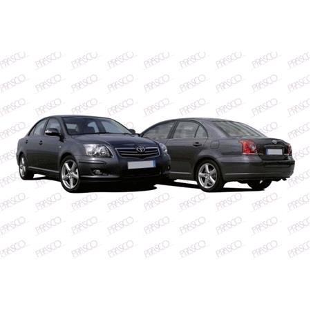 Right Headlamp (Halogen, Black Bezel) for Toyota AVENSIS Estate 2006 2008