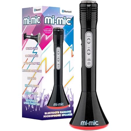 Mi Mic Kids Karaoke Microphone with Speaker   Black