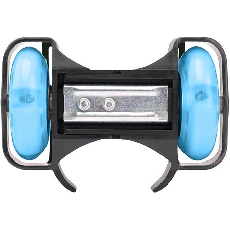 Xootz Heel Wheel Roller Skates with LED Lights   Black and Blue