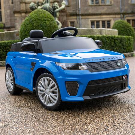 Xootz Range Rover Electric Ride On & Push Car   Blue 6V