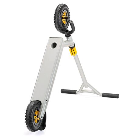 Xootz Kids Off Road Dirt Scooter   Silver