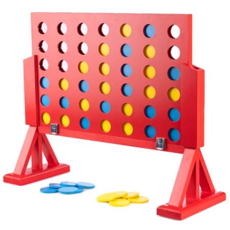 Giant Connect 4 In A Row Game   Great For Garden Play With FCS Wood 