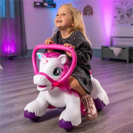 Xootz Electric Ride On Magical Unicorn   White