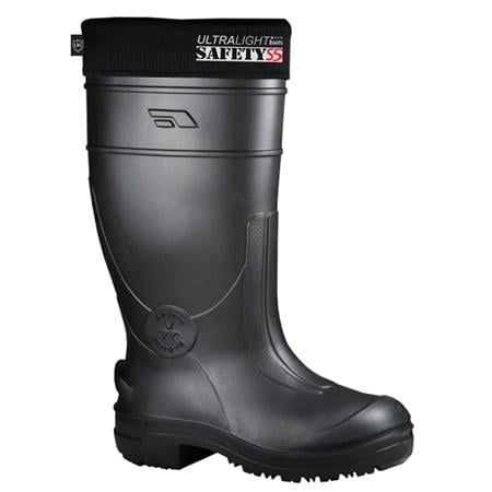 Leon Boots Co. Black Non Slip/ Steel Toe   Pair   Size 11