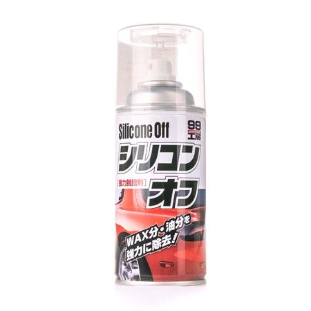 Soft99 Silicone Off Removes Oil, Wax and Coatings   300ml