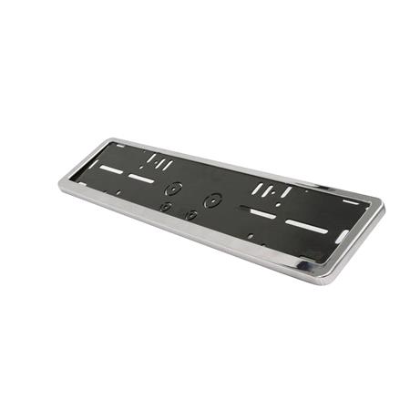 Chrome Urban X ABS Number Plate Holder With Backing Plate (Plastic)