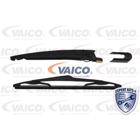VAICO Wiper Arm Set, window cleaning SCENIC III,  rear with wiper blade and cap 