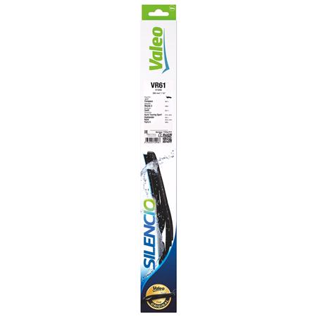 Valeo Silencio VR61 Rear Wiper Blade (250mm) for Mazda 2 Hatchback Hybrid 2022 Onwards