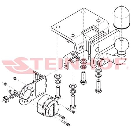 Steinhof Towbar for Volkswagen AMAROK, 2010 Onwards