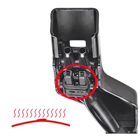 Valeo VA332 Silencio AquaBlade Heated Flat Wiper Blades Set (700/550mm) for BMW iX 2021 Onwards