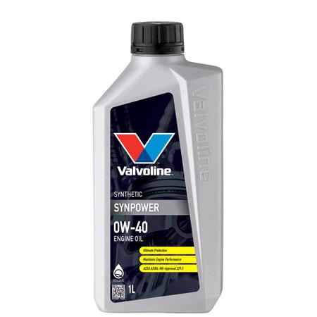 Valvoline SynPower A3/B4 0W 40 Engine Oil   1 Litre