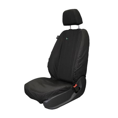 Town & Country Single Front Van Seat Cover For Mercedes Sprinter 2018 Onwards   Black