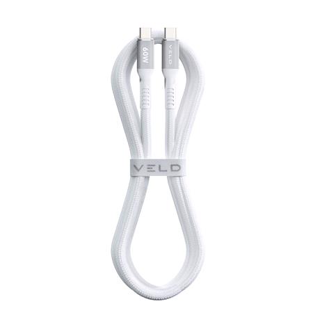 VELD Super Fast USB C to USB C Charging Cable Upto 60W   1.5m