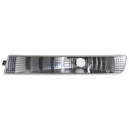 Left Indicator (Clear, Mounted in front bumper) for Opel VIVARO Flatbed / Chassis 2001 2006 