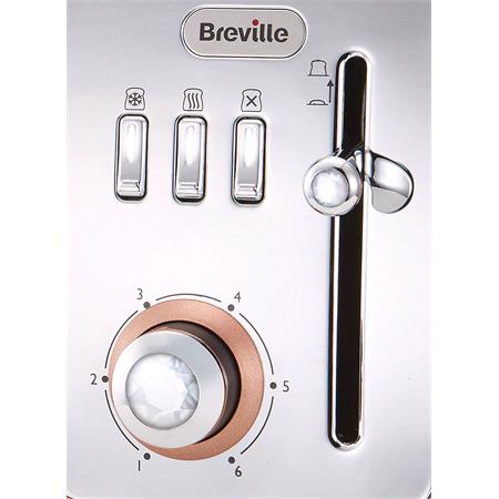 Breville Strata Luminere 2 Slice Toaster, Rose Gold