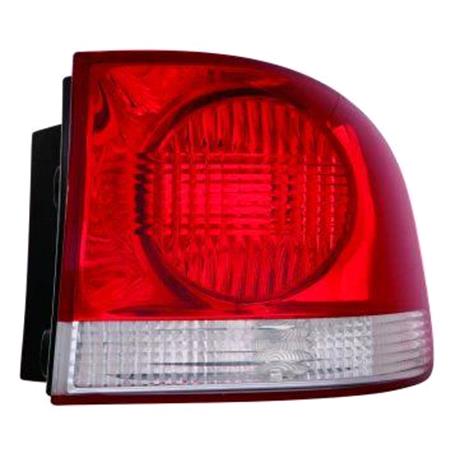 Right Rear Lamp (Outer, On Quarter Panel, Bright Red, Grey Backing Supplied Without Bulbholder) for Volkswagen TOUAREG 2003 2007