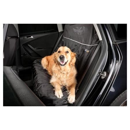 Universal Rear Bench Protective Seat Cover   Black 