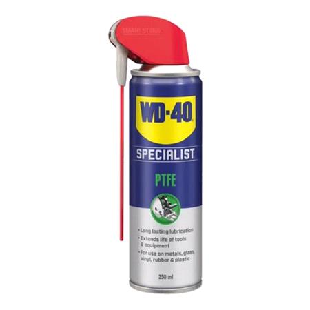 WD40 Specialist Lubricant PTFE Spray with Straw Nozzle   250ml