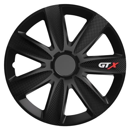 GTX 15 Inch Wheel Trims Set   CARBON BLACK