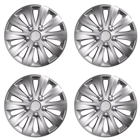 Rapid 14 Inch Wheel Trims Set   SILVER