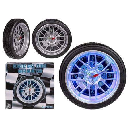 Wheel Tyre Wall Clock With 16 LED