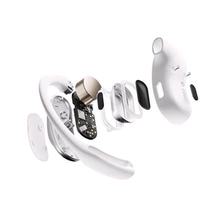 SHOKZ OpenFit Air Open Ear True Wireless Headphones   White 