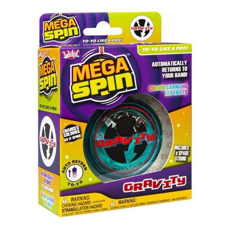 Wicked Mega Spin Gravity YoYo with Colour Changing LEDs   Assorted Colours